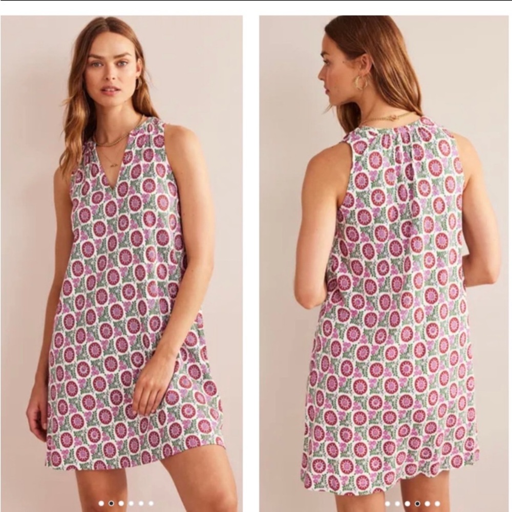 Boden sundress Gin Fizz Sunflower pattern